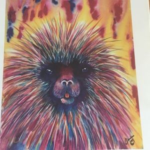 Porcupine print.  Make an offer!